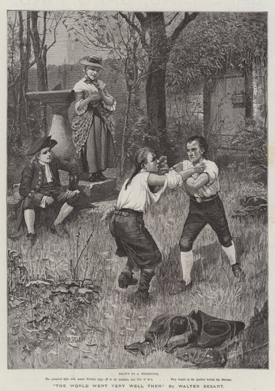 Världen gick mycket bra då, av Walter Besant av Amedee Forestier